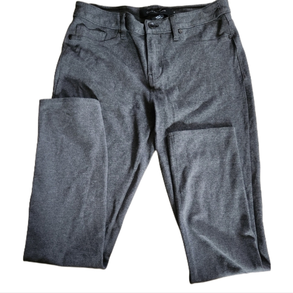 Calvin Klein 10 Grey Jegging Pant Comfort Business Casual‎ Straight Leg
